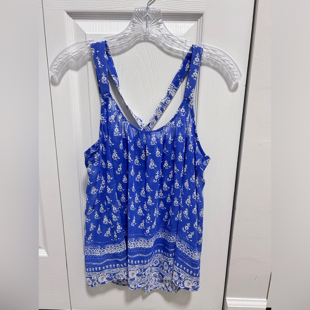 EXPRESS blue tank